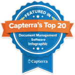 capterra top 20 badge