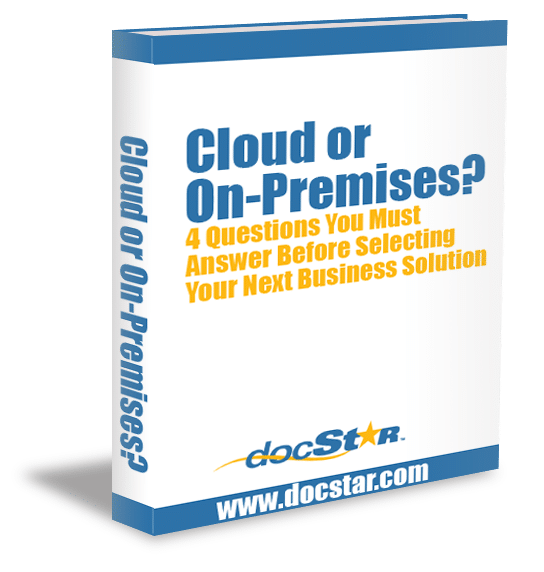 Cloud or On Premises eBook - enterprise content management