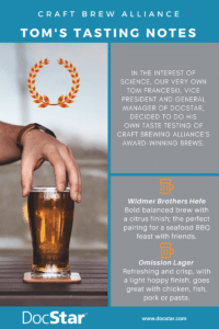 Craft Brew Tasting notes Infographic