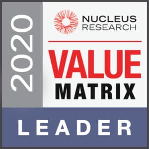 Nucleus Research: Leader in 2020 Value Matrix