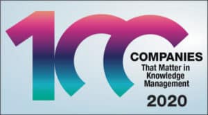 KMWorld 100 Companies in Knowledge Management