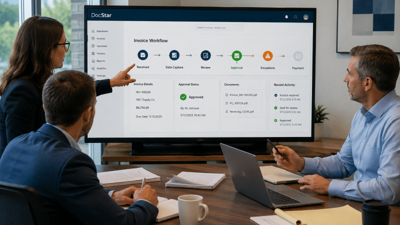 Collaborative Invoice Workflow Meeting